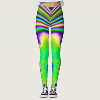Leggings in grappige regenboogstijl
