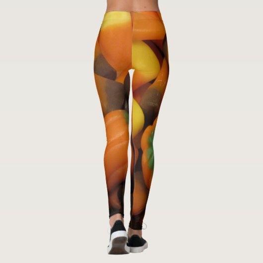 Leggings in het najaar van Candy Corn (Achterkant)