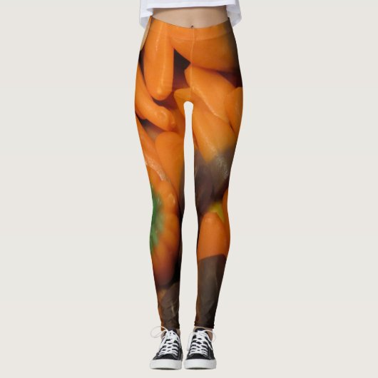 Leggings in het najaar van Candy Corn (Voorkant)