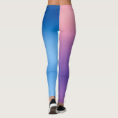 Leggings in het paars/roze/blauw meetbereik/polyes (Achterkant)