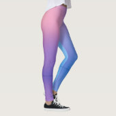 Leggings in het paars/roze/blauw meetbereik/polyes (Rechts)