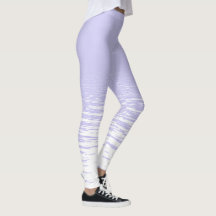 Leggings in lichte laveneerschoppen