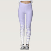 Leggings in lichte laveneerschoppen (Voorkant)