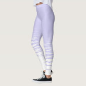 Leggings in lichte laveneerschoppen (Links)
