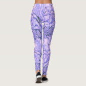 Leggings in Lila Violett Farbe (Achterkant)