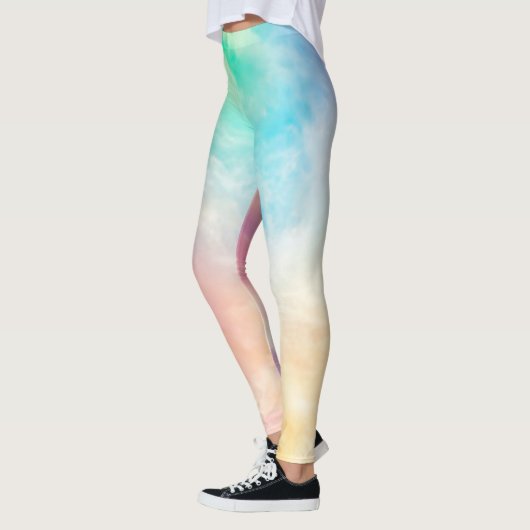 Leggings in meerdere kleuren met spandex/polyester (Links)