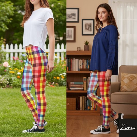 Leggings in spectrumstijl