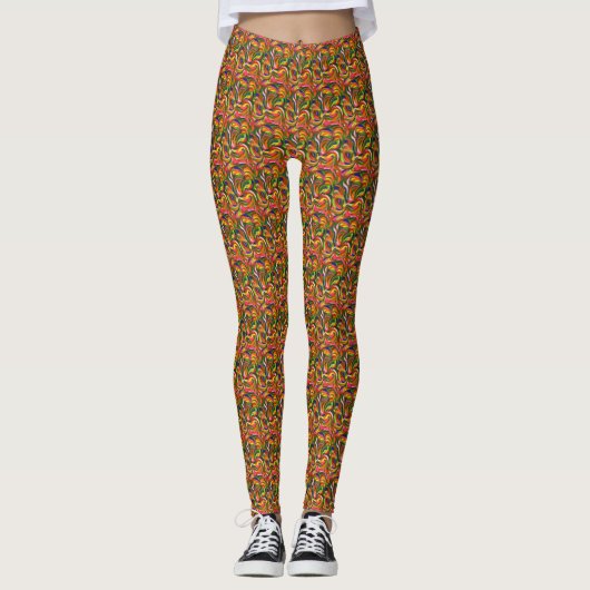 Leggings in tekenstijl (Voorkant)