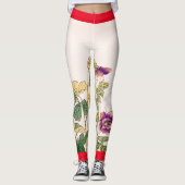Leggings JAPANESE AFDRUKBUTTERFLIES (Voorkant)
