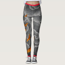 Leggings JAPANESE CLOUDS EN BUTTERFLIES