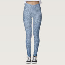 leggings jeans blauw bloemmoderne zwarte chique