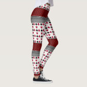 Leggings - jongerenkaartspel met zwarte en rode mo (Rechts)