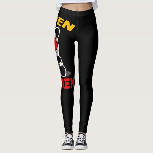 Leggings Kamen Ramen Panda (Voorkant)