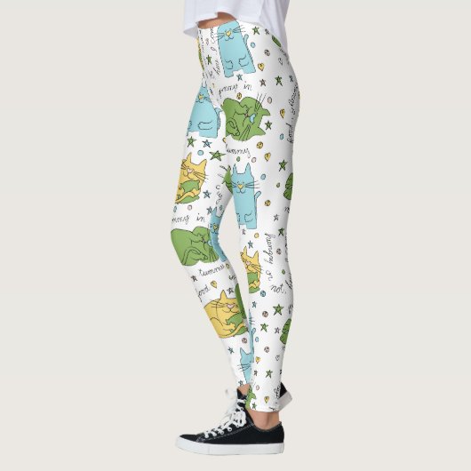 Leggings Katten Ontwerp (Links)