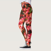 Leggings kerstbloem Poinsettia (Links)