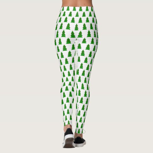 Leggings kerstbomen (Achterkant)