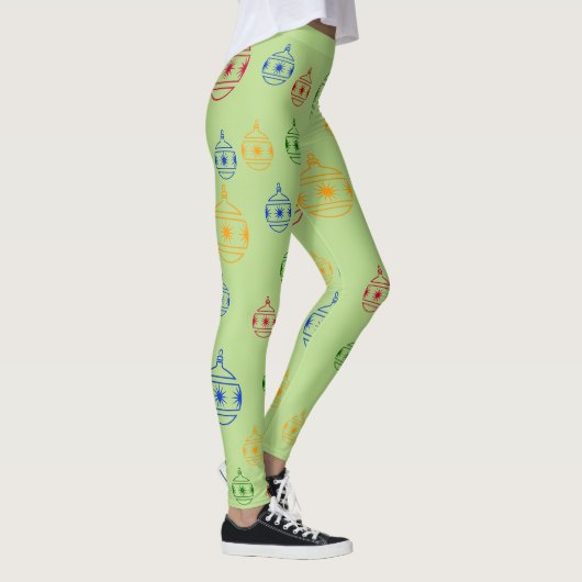 Leggings - kerstboomkleuren (Rechts)