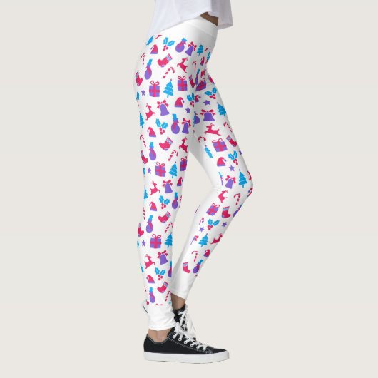 Leggings kerstcadeaupatroon (Rechts)