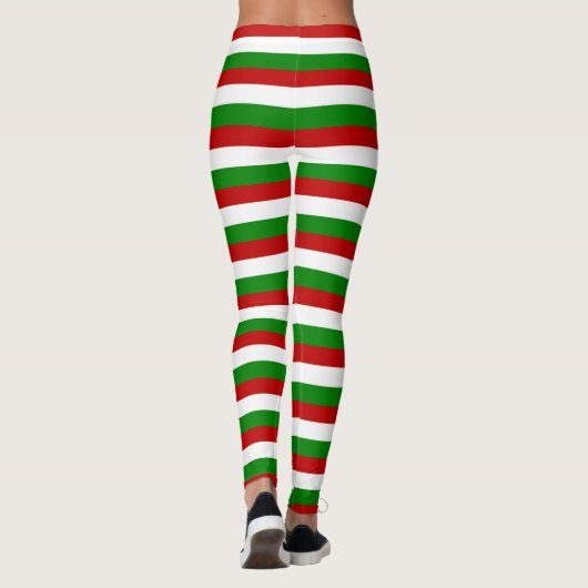 Leggings kerststrepen (Achterkant)