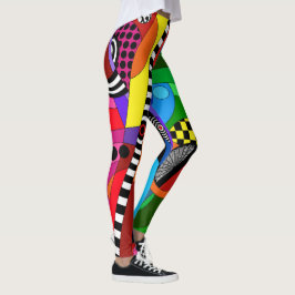 Leggings - Kleur in lijnen