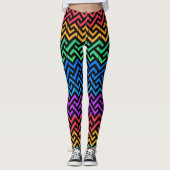 Leggings kleurpatronen mengen (Voorkant)