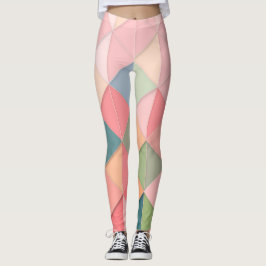 leggings kleurrijke geometrie