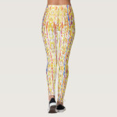 Leggings kleurrijke regenboogkleurige Raindrop Pat (Achterkant)
