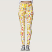 Leggings kleurrijke regenboogkleurige Raindrop Pat (Voorkant)
