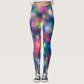 Leggings/kleurrijke sterren leggings (Voorkant)