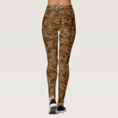 Leggings koperen drakenschalen (Achterkant)