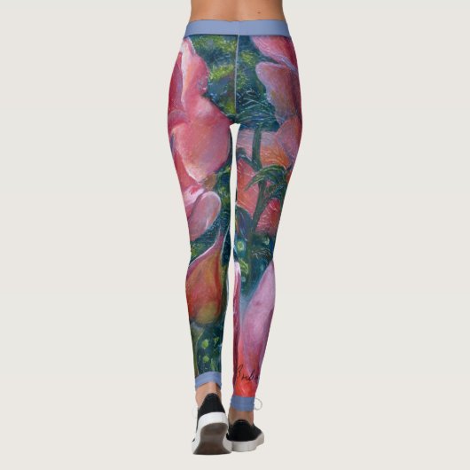 leggings "koraalRozen" (Achterkant)