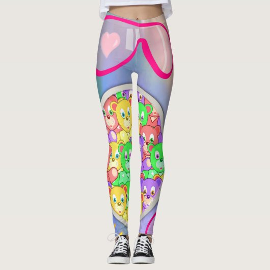 Leggings Lang Beer (Voorkant)