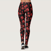 Leggings Lang Rood Zwart Dobbelstenen (Achterkant)