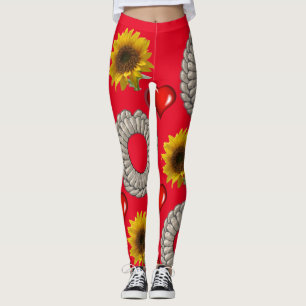 Leggings Lang Zonnebloem