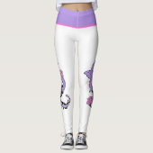 Leggings Lavender Dragon (Voorkant)