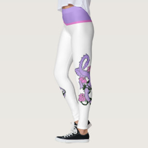 Leggings Lavender Dragon