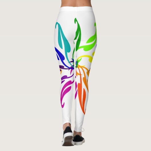 Leggings - Leafy Color Wheel (Achterkant)