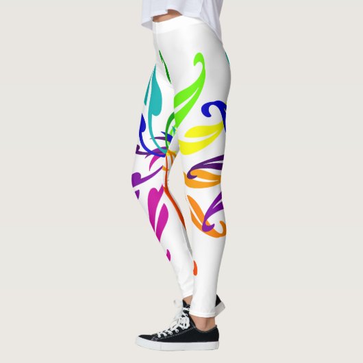 Leggings - Leafy Color Wheel (Links)