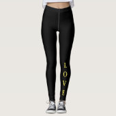 Leggings-liefde voor vrouwen leggings (Voorkant)