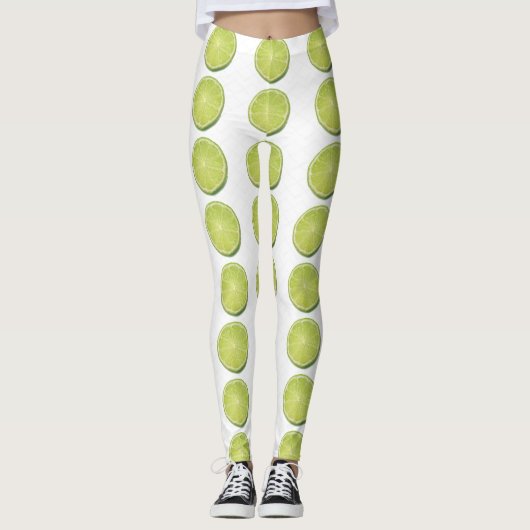 Leggings - Limoen Schijf (Voorkant)