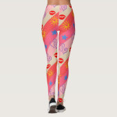 Leggings/lips, harten, sterren, zon en strips leggings (Achterkant)