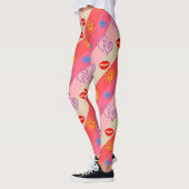 Leggings/lips, harten, sterren, zon en strips leggings (Links)
