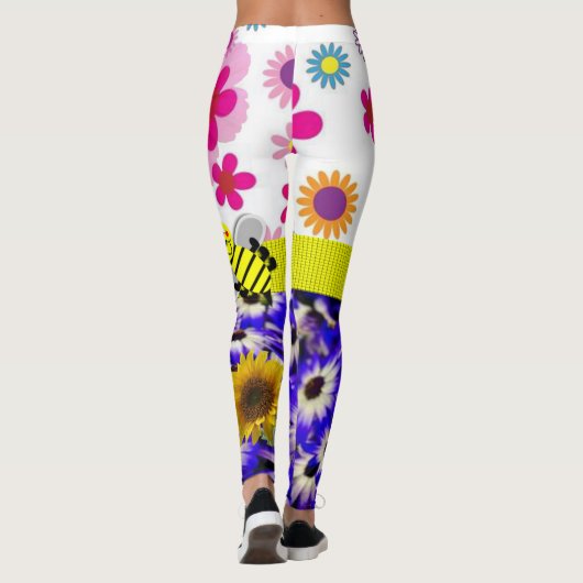 Leggings Long Bumblebee (Achterkant)