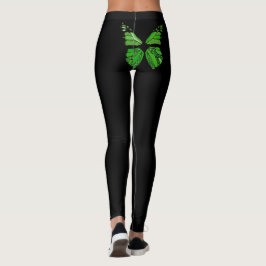 Leggings Lyme Ziekte Bewustzijn met Vlinder