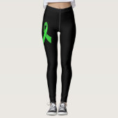 Leggings Lyme Ziekte Bewustzijn met Vlinder (Voorkant)