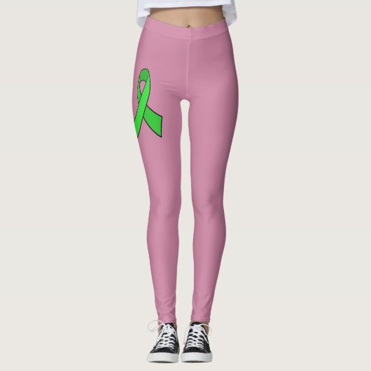 Leggings Lymeziekte Bewustzijn met Vlinder (Voorkant)
