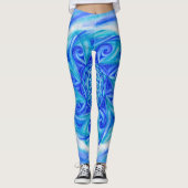 Leggings Mandala Neptun (Voorkant)