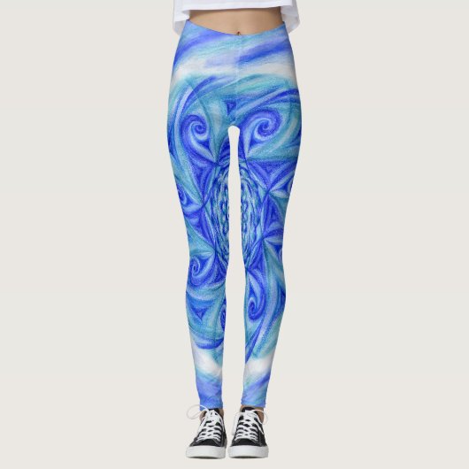 Leggings Mandala Neptun (Voorkant)
