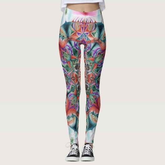 Leggings Mandala Pluto (Voorkant)