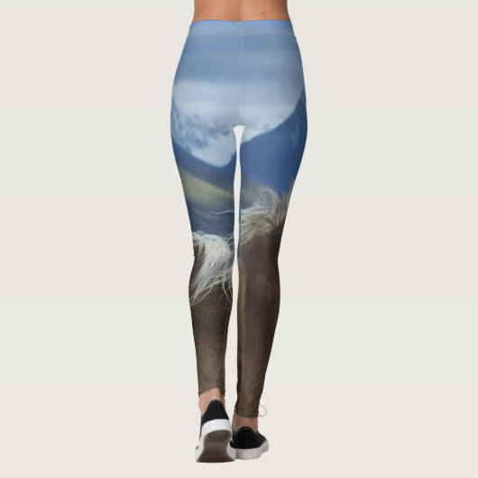 Leggings Manes & Mountains (Achterkant)